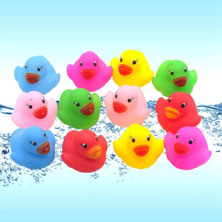 12pcs%20Rubber%20Duck%20Baby%20Bath%20Toys%20Rubber%20Colorful%20Quack%20Ducks%20for%20Children%20Summer%20Swimming%20Pools%20Play%20Bathroom%203.5*3.5*3cm%20-%20Image%202