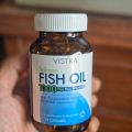 VISTRA Salmon Fish Oil 1000mg Plus Vitamin E Capsule. 