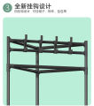 Corner coat hangers Floor bedroom household bedside clothes hanger Simple storage clothes rack stand shoe rack. 