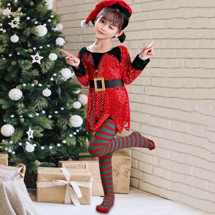 Girls%20Dress%20and%20Hat%20for%20Role%20Play%20Halloween%20Masquerade%20120%20to%20130cm%20Red%20-%20Image%206