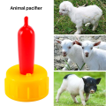 20 Pieces Lamb Teat Feeder Bottle Topper Feeding Milk Drinking for Sheep Goat Pup Dog. 