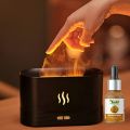 Aromatherapy Flame Humidifier,Essential Oil Defuser. 