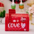 Valentine's Day Mailbox Toy Container for Chocolate Pastry. 