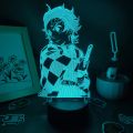 Lava Lamp Anime Demon Slayer Figure Tanjiro Kamado 3D LED RGB Night Lights Gift for Friend Bedroom Manga Decor Kimetsu No Yaiba. 