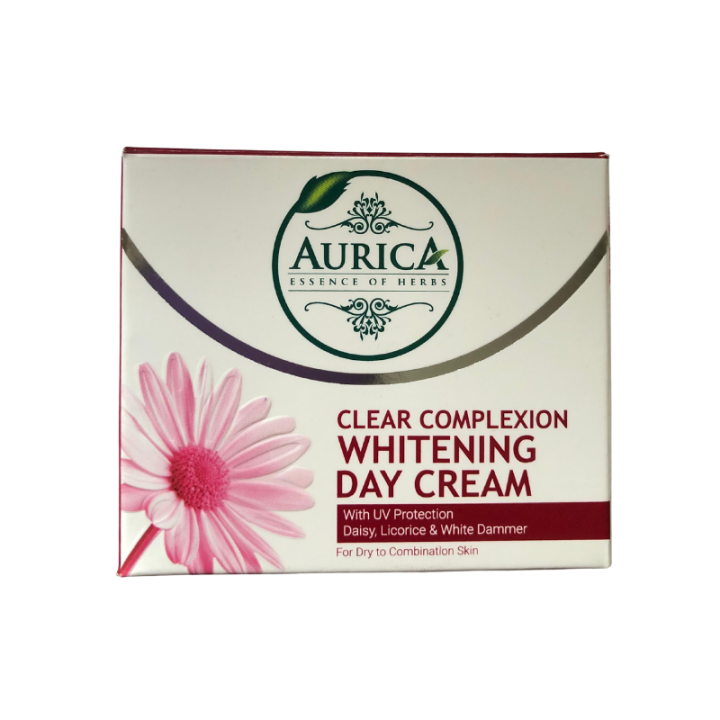Aurica Clear Complexion Whitening Day Cream For Dry To Combination Skin 50ml