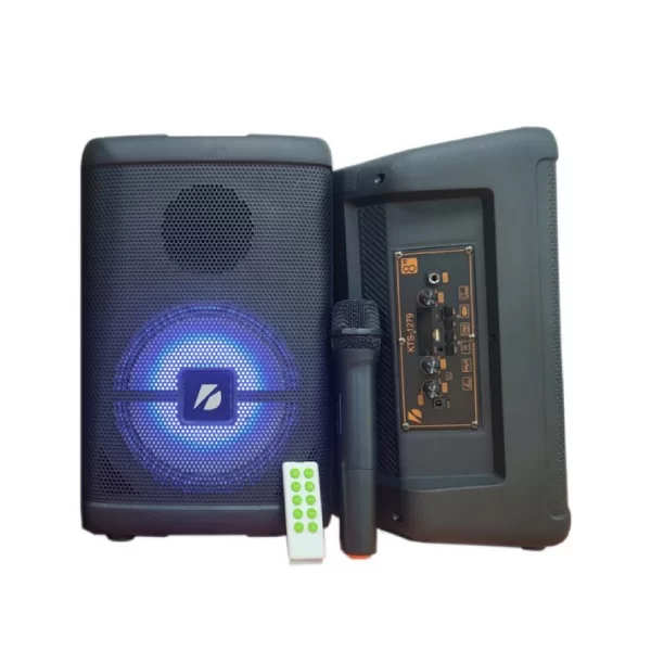 KTS-1279 8 Inch With Wireless Microphone BT Wireless Karaoke Party Portable Speaker
