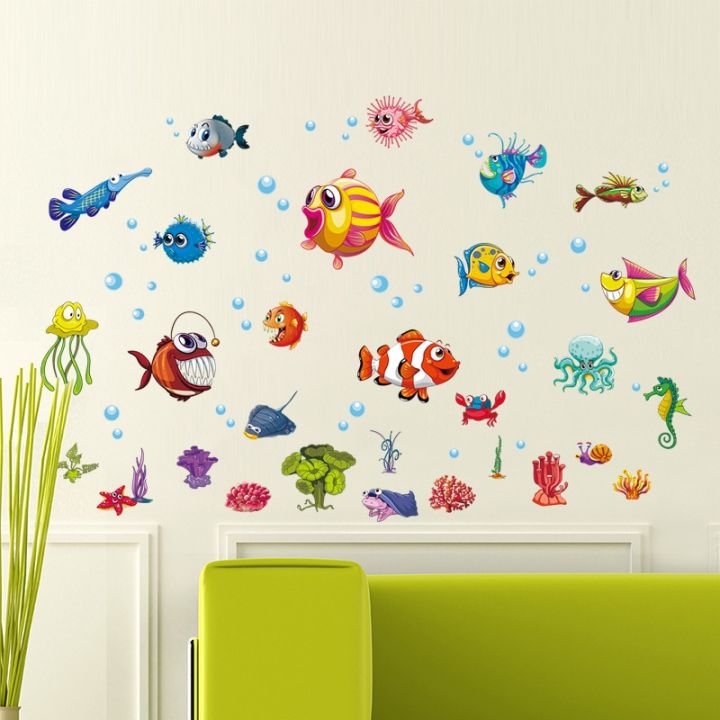 %E3%80%90IKE%E3%80%91Cartoon%20Underwater%20World%20Wall%20Stickers%20for%20Kids%20Children's%20Room%20Bedroom%20Decoration%20Removable%20Waterproof%20Wallpapers%20-%20Image%208