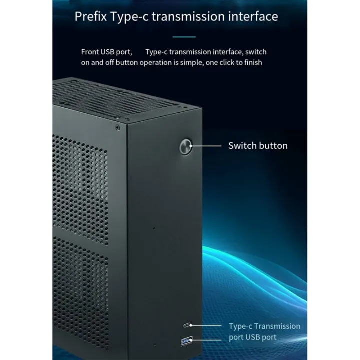 Desktop%20Chassis%20ITX%20Computer%20Case%20Mini%20NAS%20Computer%20Case%20Dual%203.5-Inch%20Hard%20Drive%20Front%20USB3.0%20TYPEC%20Interface%20Spare%20Parts%20Silver%20-%20Image%206