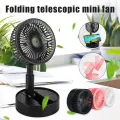Desktop Electric Fan 180 Degree Adjustable Portable Fan Telescopic USB Rechargeable Fan Wireless Floor Standing Fan Mini Fan. 