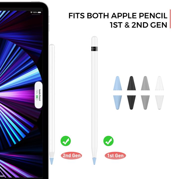 8%20PCS%20/%20Set%20Stoyobe%20Universal%20Silicone%20Nib%20Cap%20For%20Apple%20Pencil%201%20/%202%20-%20Image%202
