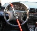 NEW Stainless Steel Steering Wheel Lock. 