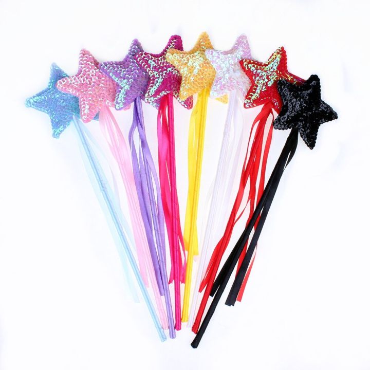 【HOT】 Party Halloween Butterfly Star Fairy Wand Magic Stick Girl Costume Props Cosplay Party Princess Halloween Wedding Birthday Gift
