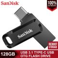 SanDisk Ultra 32GB / 64GB / 128GB / 256GB Dual Drive USB 3.1 Type-C OTG. 