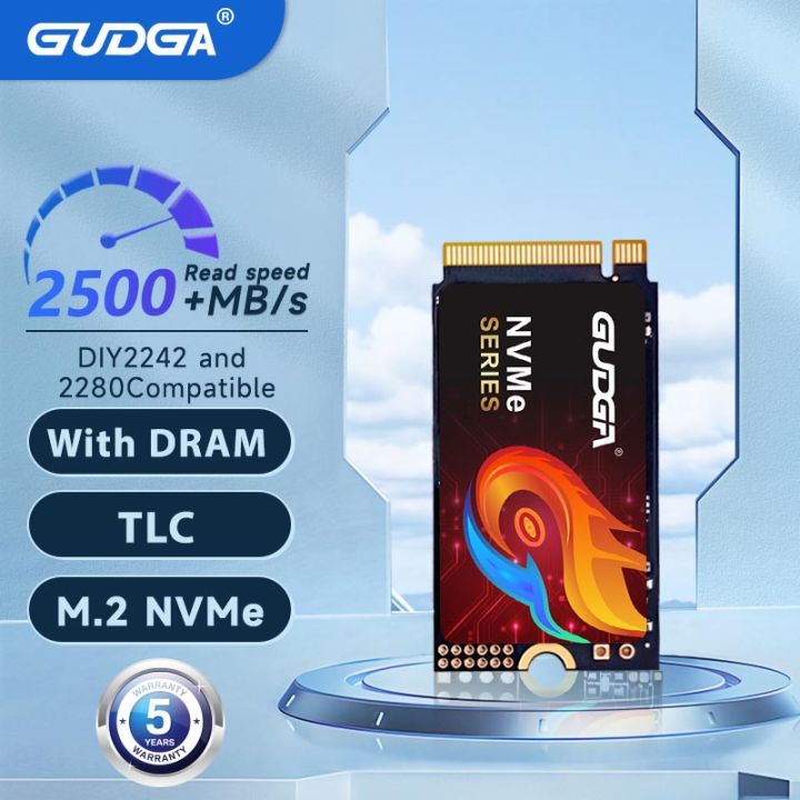 GUDGA M2 NVME SSD With DRAM PCIe3.0 Heatsink 28GB 256GB 512GB M.2 2280 ...
