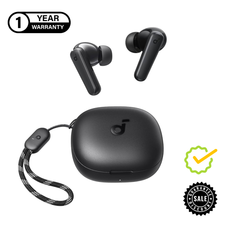 Anker Soundcore R50i True Wireless in-Ear Earbuds, TWS with 30H+ Playtime, Clear Calls & High Bass, IPX5-Water Resistant, Soundcore Connect App with 22 Preset EQs, Quick Connectivity