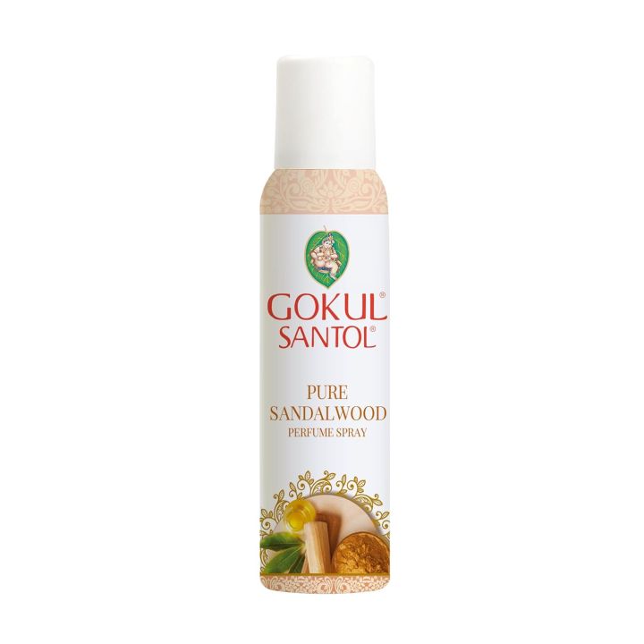Gokul Santol Pure Sandalwood Perfume Spray - Aromatherapy in Every Spray - 120ml (FROM INDIA)SAB