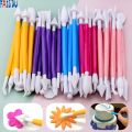 Modeling Tool Set 8Pcs 16 Patterns Fondant Cake Decorating Flower Sugar Craft Modelling Tools Clay. 