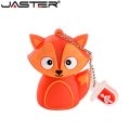 【32GB fox】 JASTER 64GB cute owl bee animal USB 4GB 32GB Pendrive USB 2.0 Usb stick. 