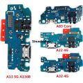 Sirendeshao 4G 5G3 A04 A33 A5A13 A202s A0 Cable for Port Connector Flexible Charging Pad Base USB Charging Samsung A12 A02 A3s A03 Core 2 A32 Fashion. 