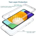 For Samsung Galaxy A52 A72 5G A42 A32 A12 A21S A71 A51 A31 A41 A11 Case, 360 Degree Double sided Full Body Protective Phone Case Clear Soft Silicone TPU Front + Hard PC Back Cover For A01 A81 A91 M51 M31 M30S M10. 