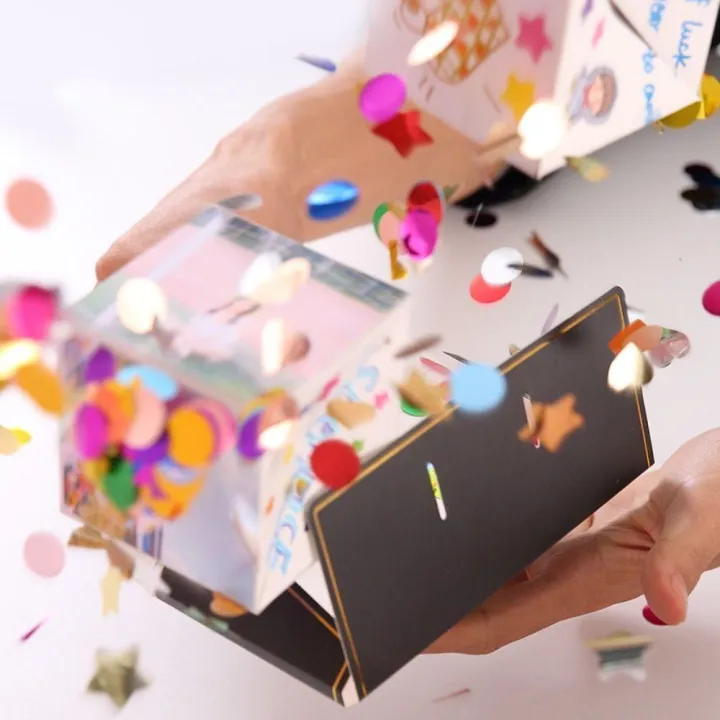 As shown in the figure Bounce box Thoughtful paper Pop-up box box for ...
