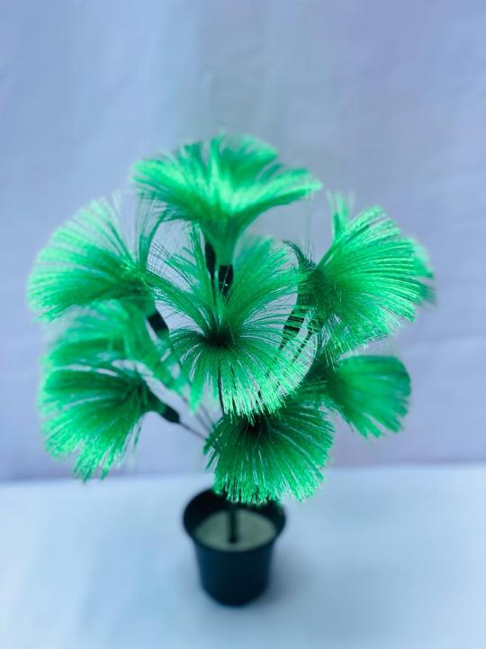 1pc Artificial Plants Green  Tree Pot Plants  For Home Decoration Craft Plant DecorativeArtificial  Green Flowers