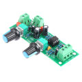 Single supply low pass filter board subwoofer preamp board 2.1 channel DC10-30V. 