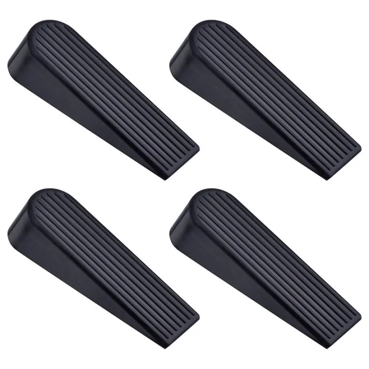 4%20Pack%20Door%20Stop%20Wedges,%20Rubber%20Non-Scratching%20Door%20Stoppers%20for%20Home%20and%20Office%20(Black)%20-%20Image%203