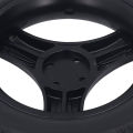 Walker Wheel, 4 Holes Wheelchair Wheel 250mm Alloy Steel Hub for Carts. 