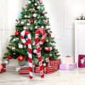 Christmas Decoration Supplies PVC Candy Canes For Christmas Christmas Inflatable Candy Canes Giant PVC Cane Decoration Xmas Ornament Supplies. 