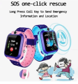 Kid's Q12 GPS Smart Watch for Kids (Blue). 