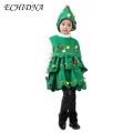 Christmas Costumes for Kids Festive Christmas Tree Costume Set for Girls Easy to Clean Xmas Hat Dress for Performance Cosplay Perfect Holiday Gift Snowman Outfits for Kids. 