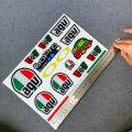 3M Reflective AGV Logo Car Motorcycle Whole SET Sticker Decals for HNJ helmet. 
