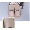 【WEJA】1Pair Hotel Slippers Thickened Disposable Home Guest Indoor Slippers Open Toe Non-slip Couple Travel Slippers. 