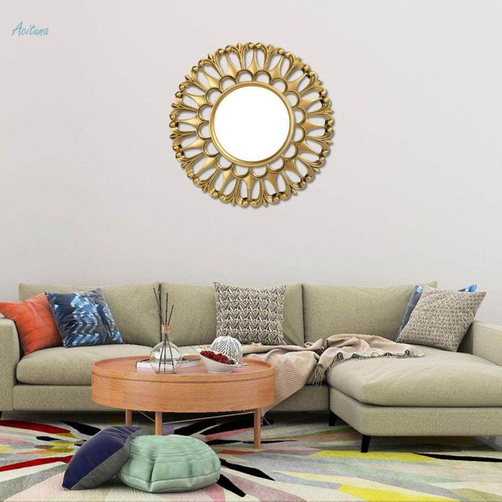 Wall%20Hanging%20Mirror%20with%20Chain%20Bedroom%20Gold%20Frame%20Home%20Bathroom%20-%20Image%206