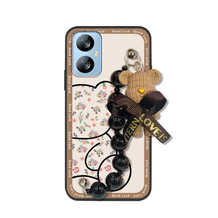 Waterproof%20protective%20case%20Phone%20Case%20For%20Blackview%20A52%20Black%20pearl%20pendant%20Anti-knock%20Bear%20bracelet%20phone%20case%20cute%20-%20Image%206