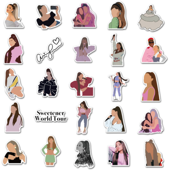 20/40/60PCS%20Singer%20Ariana%20Grande%20Stickers%20Stickers%20for%20Laptop%20Luggage%20Skateboard%20-%20Image%205