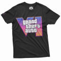 GTA 6 GTA VI T Shirt Cotton T Shirt Men Clothes Rockstar Gaming T shirt Grand Theft Auto VI T shirt Grand Theft Auto 6 T shirt. 