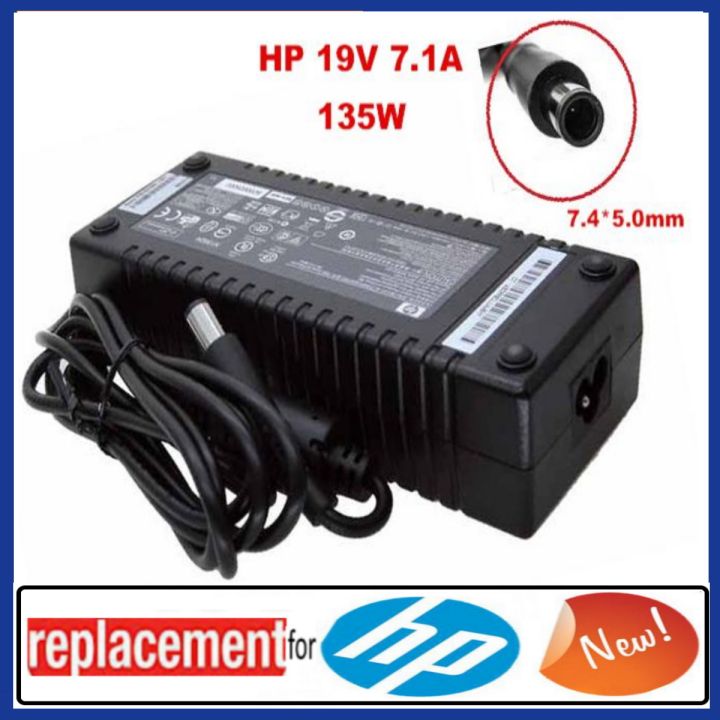 HP 19V 7.1A 135W 7.4* 5.0mm AC Power Adapter Charger HSTNN-LA01 for HP Laptop & All in one PC