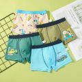 Boys Underwear 4pcs Kid Flat Angle Underwear 2-14 Year Old Student Cartoon Underwear Pure Cotton Children Underwear. 