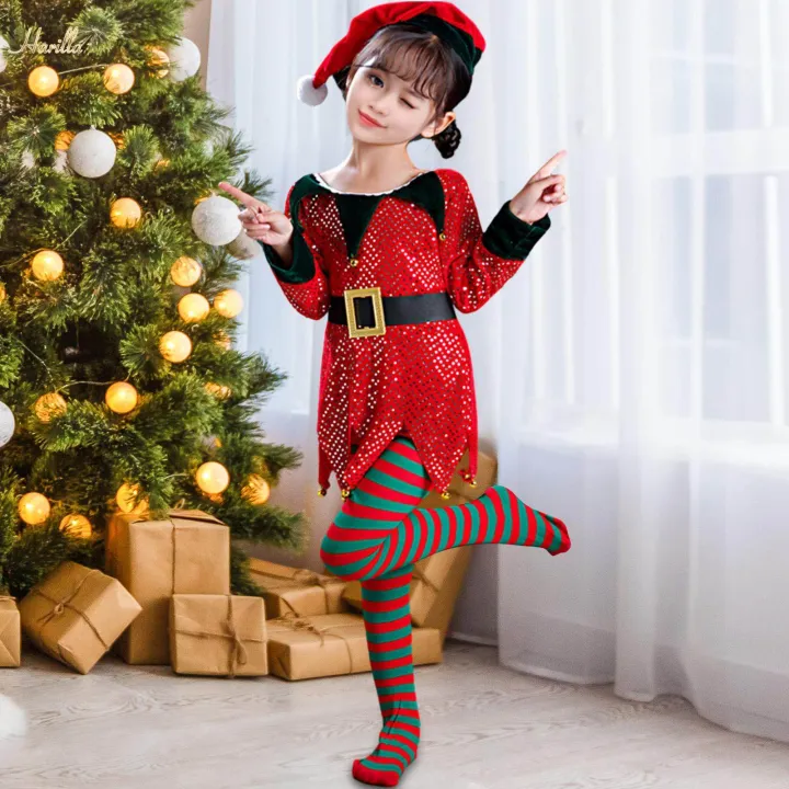 Girls%20Dress%20and%20Hat%20for%20Role%20Play%20Halloween%20Masquerade%20120%20to%20130cm%20Red%20-%20Image%207