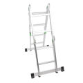 Heavy Duty Ladder Collapsible Ladder Non Slip Design Flexible Use Aluminum Alloy Various Forms 150kg Load Capacity for Outdoor Projects. 
