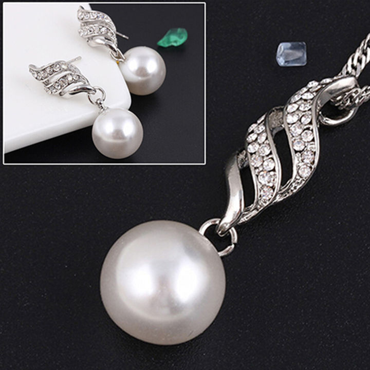 Earrings%20Faux%20Pearls%20Durable%20Alloy%20High%20Quality%20Elegant%20Color%20Earring%20Set%20for%20Travel%20-%20Image%203