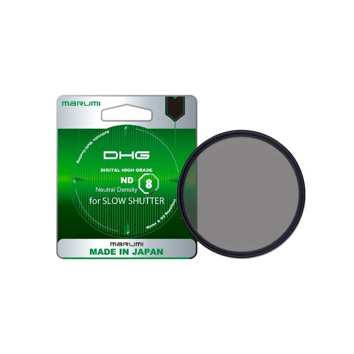 Marumi NEUTRAL DENSITY-ND 72mm (ND8) Filter for Camera Lens, Multi-Coated with 8x-Filter factor & 3-stops