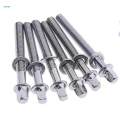 6Pcs Drum Tension Rods Drum Lug Screws for Percussion Instrument Snare Drums M5x40mm. 