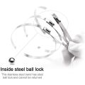 20 Pcs Metal Zip Ties / 11.8 304 Stainless Steel Exhaust Wrap Coated Locking Cable /zip Lock Release Wire Ties Tie. 