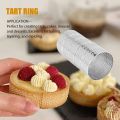 Stainless Steel Perforated Tart Ring, Perforated Cake Mousse Ring. 