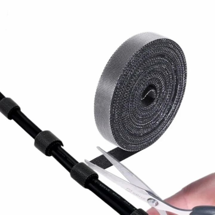 Cable Organizer Nylon Wire Strap USB Cord Cable Tie Wire Winder Clip Cable Holder Reusable Fastening Tape for Mobile Phone PC Mouse Cords Management