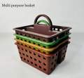 Plastic Soap Plastic Caddies with Handle / Dish Plastic Bathroom Creative Double draining Soap Holder / Plastic Caddies with Handle Shower Caddy Basket Cleaning Utility. 