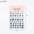 Myyeah Relief Nail Stickers 3D Embossed Cartoon Cute Sheep Dog Self Adhesive Decals Gel Polish Nail Sliders DIY Nail Art Tools. 